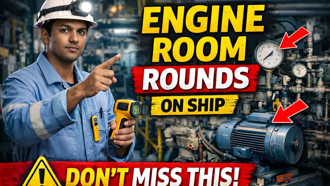 Engine Room Rounds 🚢 | Most Important Duty on Ship @ELECSpov - YouTube