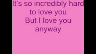 Boyzone- Love you anyway   Lyrics