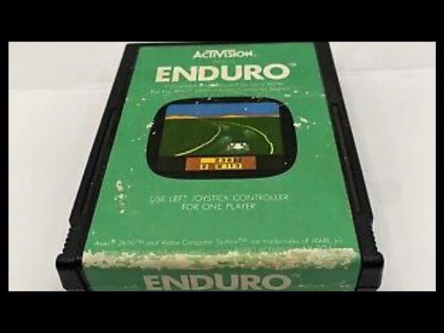 Jeu Enduro Atari 2600 – 1983 – Version CIB PAL – Activision – Bon état