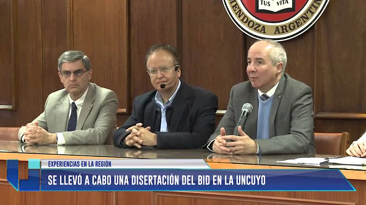 Se llev a cabo una disertacin del BID en la UNCuyo