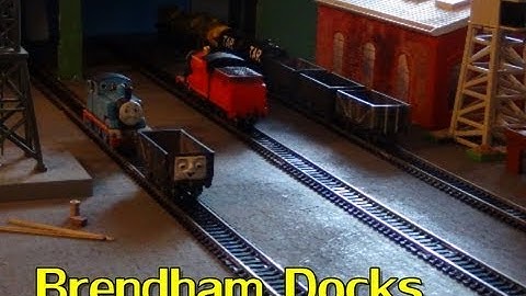 The new layout: Brendam Docks
