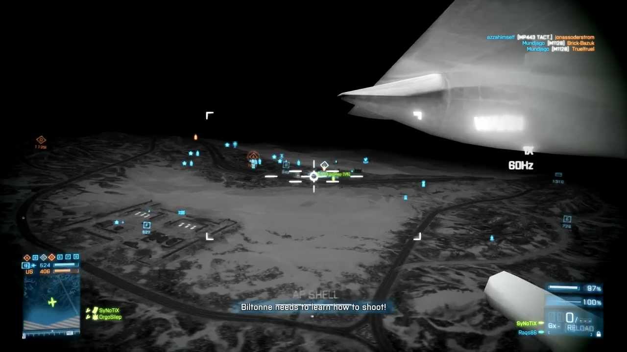 Battlefield 3 - AC 130 vs. Jets