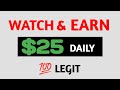 Watch and Earn $25 Daily [💯 Legit]