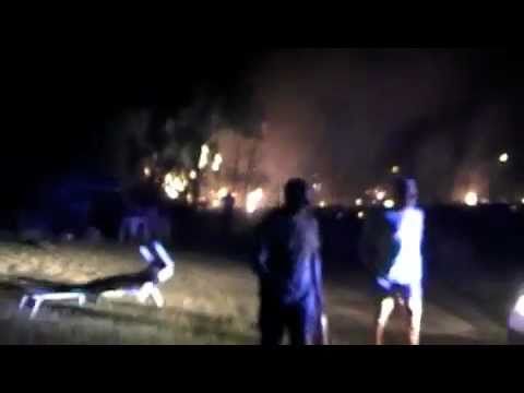 Brand op camping El Molino in Estartit