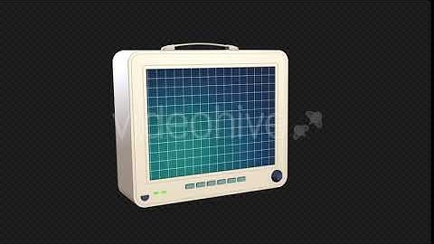 3D Heartbeat Monitor - EKG | Motion Graphics - Envato elements