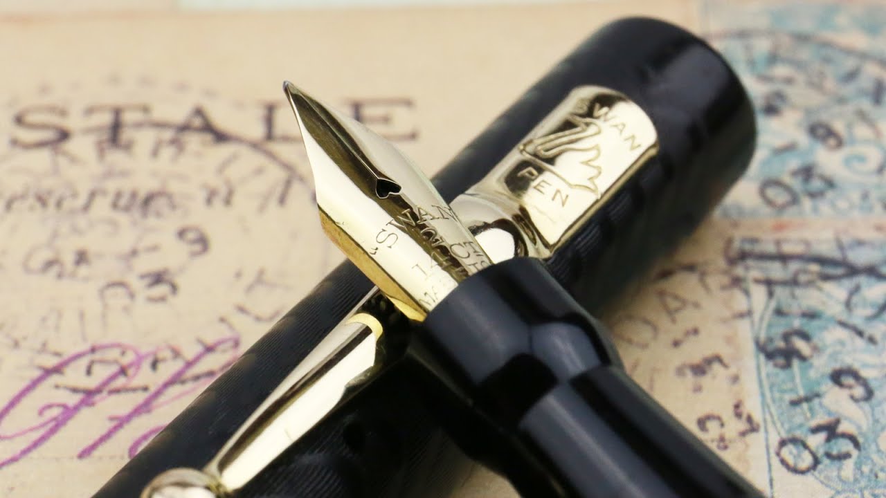 Vintage Mabie Todd & Co. "Swan" - Self Filling  - Flexible Nib