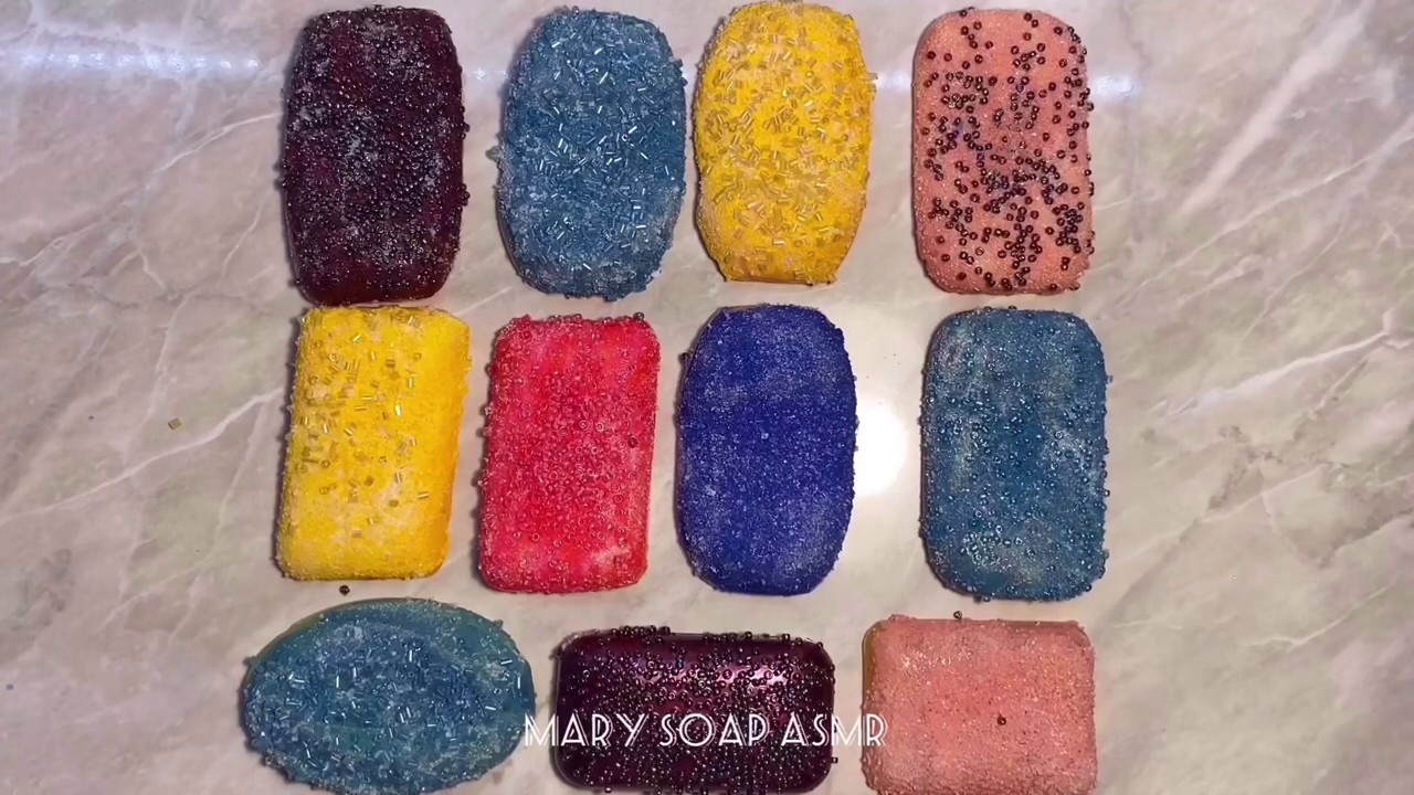 Dry Painted Soap Cutting Asmr YouTube