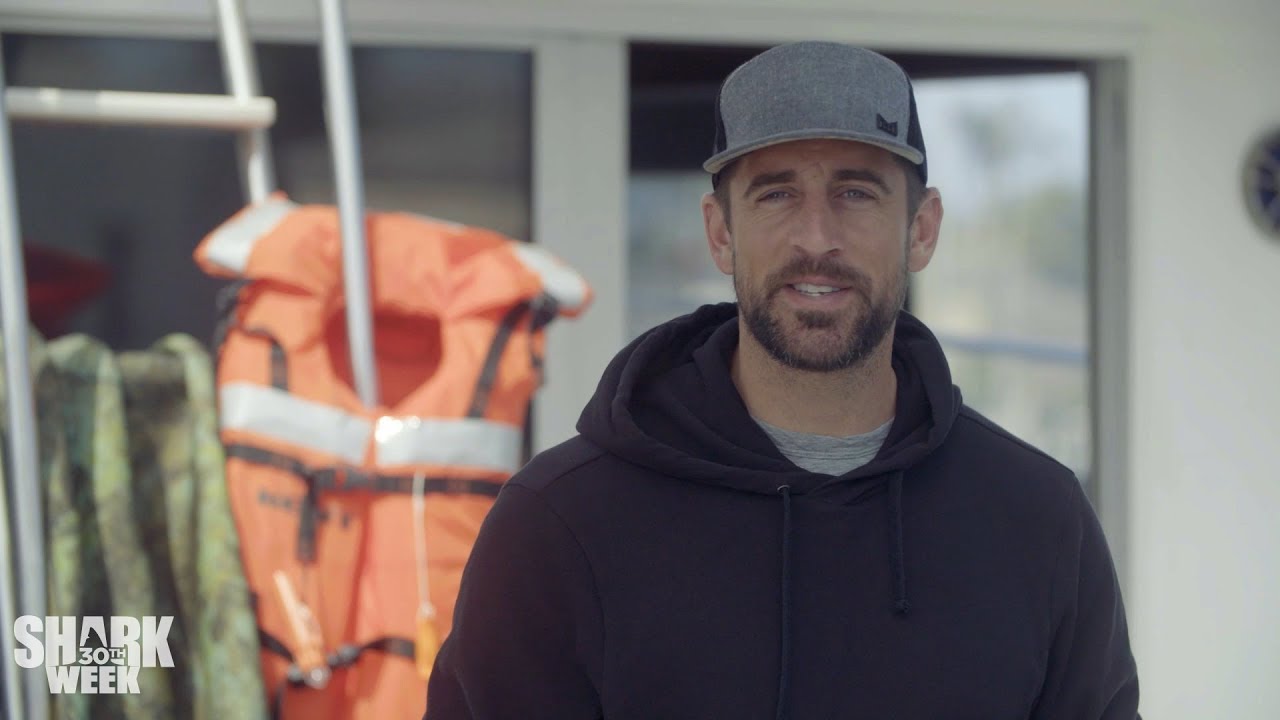 Aaron Rodgers Suits Up To Tag A Blue Shark Monster Tag Youtube