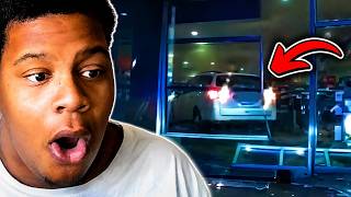 Woman Plows Through Store While Fleeing The Cops..