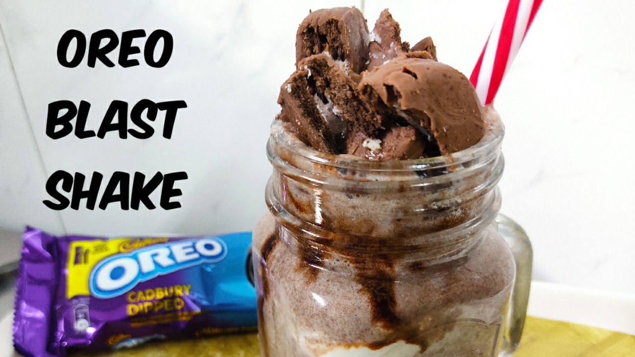 Oreo blast shake/ oreo shake/कुछ इस तरह से बनाईये ओरियो शैक जिसे पी कर