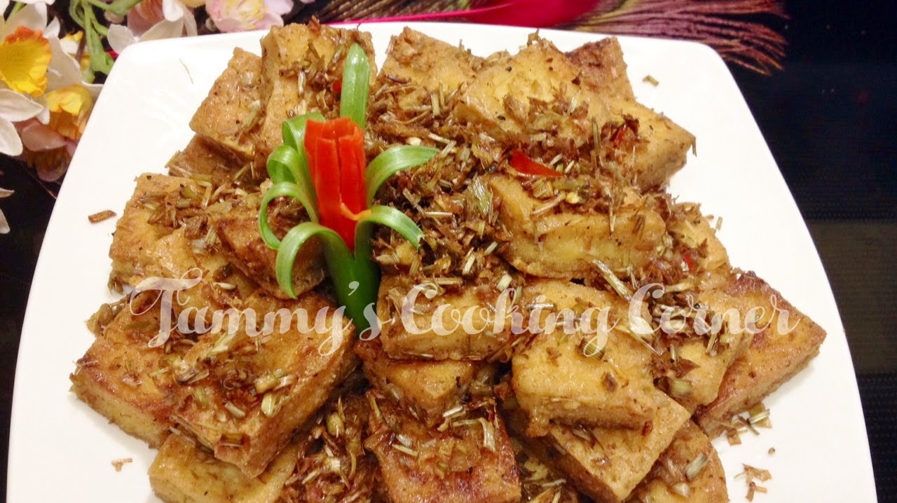 Dau Hu Chien Xa Ot Tofu With Lemongrass Stir Fry Youtube Dau Hu Chien Xa Ot Tofu With Lemongrass Stir Fry Youtube