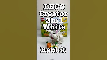 Rabbits can purr #lego #lovebricks #asmr #satisfying #unboxing #legofans #legoasmr #rabbit #shorts