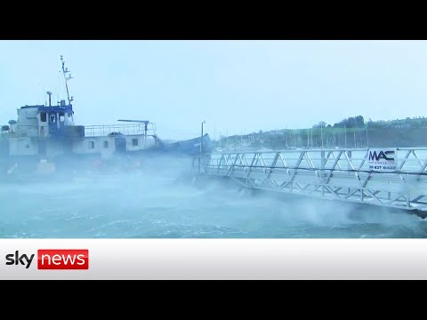 Storm Barra swoops on Ireland and the United Kingdom