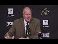 Colorado Buffaloes Men's Basketball Postgame Press Conference