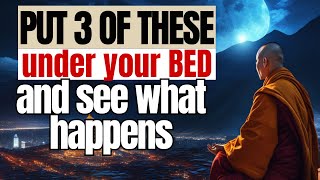 PUT 3 OF THESE under your BED and see what happens!  Wealth  Buddhism