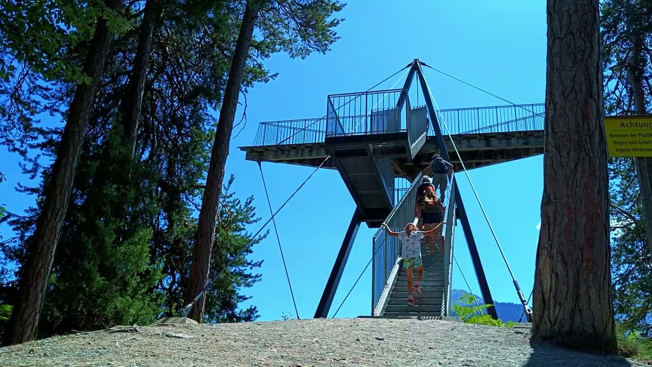 Flims Switzerland: Il Spir, Baumwipfelpfad & Connbächli