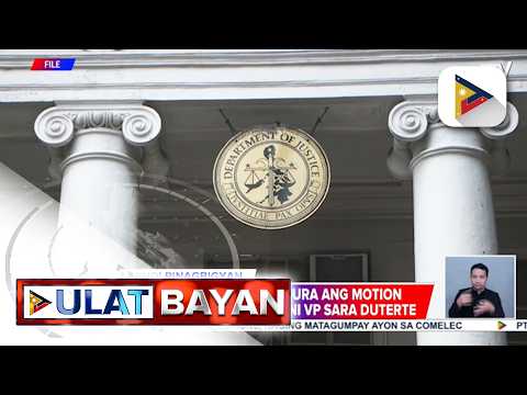 Quezon City RTC, ibinasura ang Motion for Inhibition ng kampo ni VP Sara Duterte