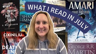 July Wrap Up | Fantasy, Science-Fiction & Horror
00:00 - Introduction
00:37 - The Maleficent Seven
02:29 - Shanghai Immortal
04:53 - Deaths End
06:48 - A Storm of Swords & A Feast for Crows
09:18 - Streams of Silver
11:11 - Amari and the Night Brothers
12:45 - The Medici Manuscript
14:42 - What Moves the Dead
Purchase links to books mentioned:
Note: These are affiliate links. If you choose to purchase after clicking a link, I may receive a commission at no extra cost to you.
The Maleficent Seven - https://amzn.to/3OQi8Mi
Shanghai Immortal - https://amzn.to/3QD9vWP
The Remembrance of Earths Past - https://amzn.to/3OS5BrZ
A Song of Ice and Fire - https://amzn.to/3QHnKd4
The Legend of Drizzt - https://amzn.to/45pOOBO
Amari and the Night Brothers - https://amzn.to/3KB5H4O
The Medici Manuscript - https://amzn.to/447cUQG
What Moves the Dead - https://amzn.to/3DP2Y3I July Wrap Up | Fantasy, Science-Fiction & Horror