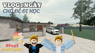 [VLOG] TUMTUM MỘT NGÀY LÁI XE CHỞ ĐỆ ĐẾN TRƯỜNG TRONG BDVN2 ROBLOX screenshot 5