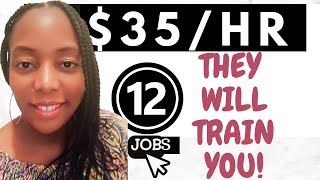 12 New Work from Home Jobs 2024 (Paid Training)