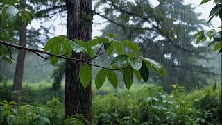 Soft Rain Falling on Forest Leaves Creates a Calm, Ideal for Deep Sleep, Stress Relief & Insomnia screenshot 5