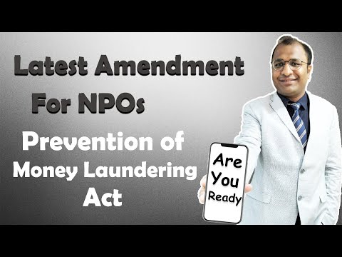 Latest Amendments For NGOs | Prevention Of Money Laundering Act | NGOenebler