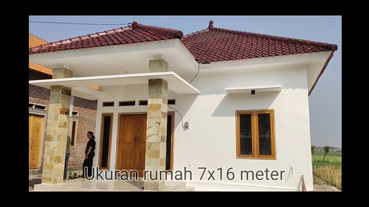 Denah Rumah 7 X 16 Di Dalamnya Sangat Luas Pemandangannya Langsung Sawah Youtube