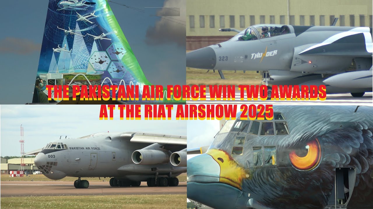 PAKISTANI AIR FORCE: TWO TIME RIAT AWARD WINNERS 4K (airshowvision)