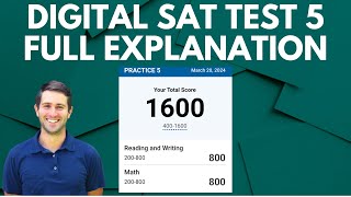 Digital SAT Test 5 Explained By A Perfect Scorer