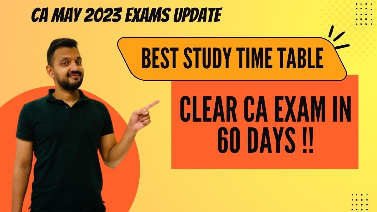 60 day study plan to CLEAR CA May 2023 Exams - YouTube