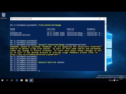 Video: Kan ik Docker uitvoeren op Windows Server 2016?