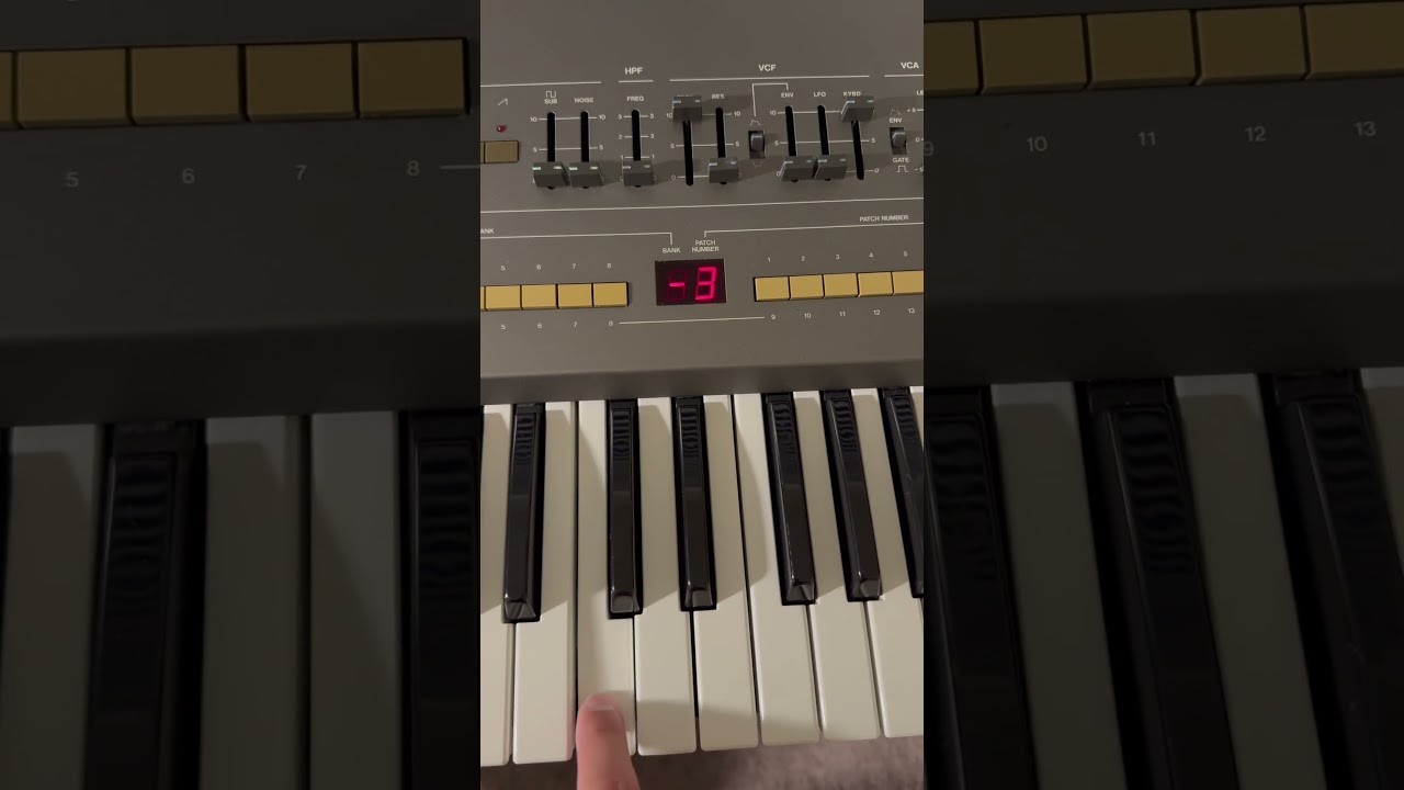 Roland HS-60 voice chip test 9/21/2025