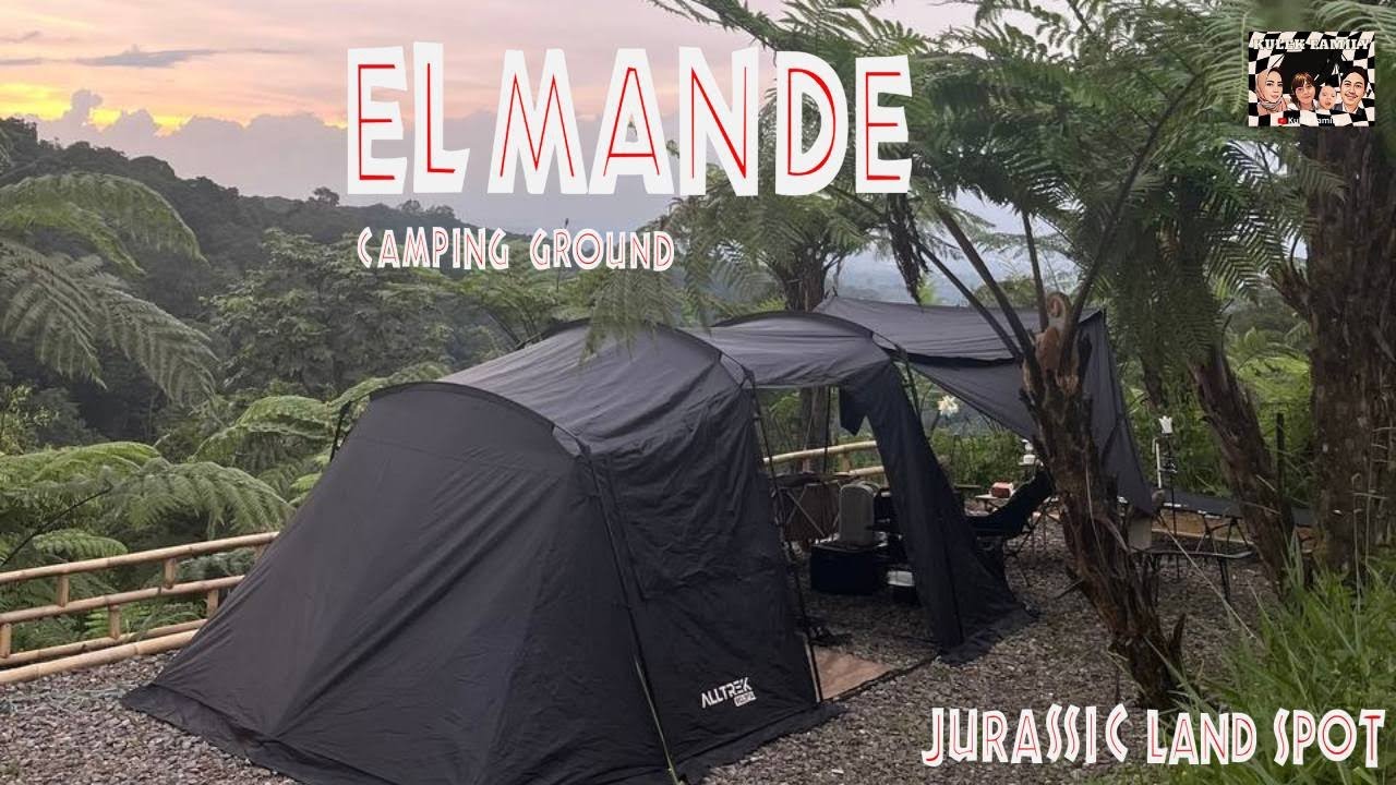 SPOT TERBARU❗️| EL MANDE CAMPING GROUND | JURASSIC LAND SPOT 🦖🦕| VIEW GUNUNG SALAK | CITY LIGHT