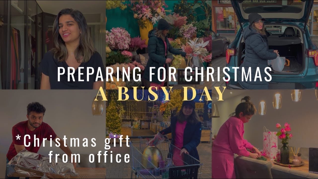 Day 1️⃣ | A Busy Day in my life | Gift 🎁 from office| Preparations for Christmas |Daily vlogs