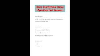 Relias Basic Dysrhythmia Exam 2025 2026 Complete Qa Study Guide To Pass On Your First Try