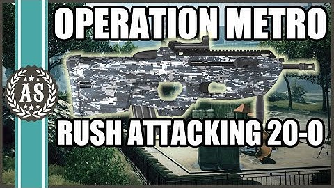 Operation Metro Rush Attacking (20-0) - BF3 | PS3