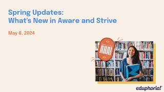 Spring Updates: What's New in Aware and Strive