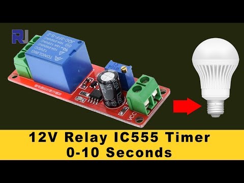 555 Timer Switch 12V Relay with Adjustable time Test review