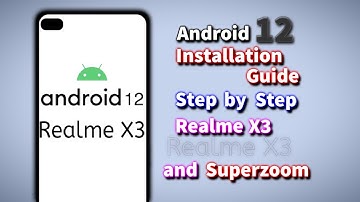 Android 12 and 13 Custom rom for Realme X3 and Superzoom / Full Installation Guide Step by Steps🔥🔥