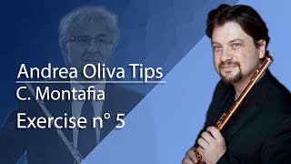 Andrea Oliva Tips: Exercise 5 from "Cantabile è... Flauto", Method by C. Montafia