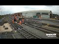 Etches Park Depot Track Crossing - Time Lapse