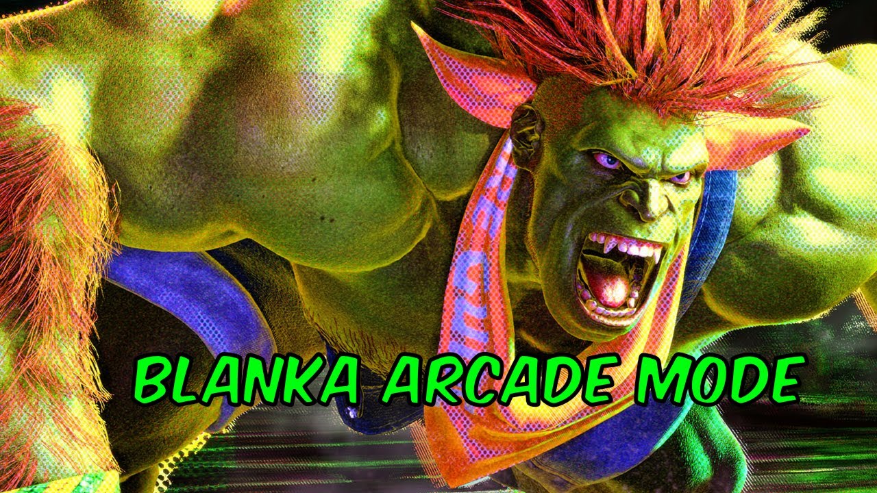 Street Fighter V - Blanka Arcade Mode (HARD) 