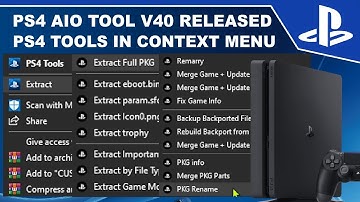 PS4 AIO V40 Released | Use Plenty of PS4 Tools From the Context Menu
