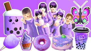 PILIH KARAKTER BONEKA BOBA MAKANAN WARNA LILAC UNGU diISTANA KUPU-DRAMA SAKURA SCHOOL SIMULATOR SSS