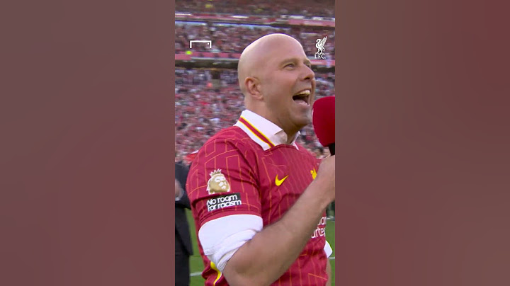 ARNE SLOT SINGS JURGEN KLOPP'S NAME 🥺 #football #soccer #shorts