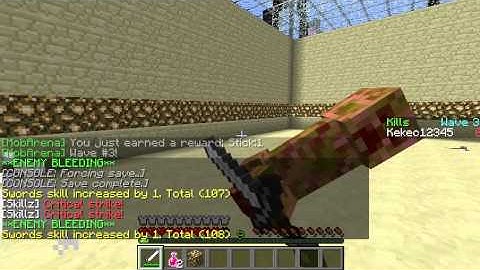 Bukkit plugin Mob arena