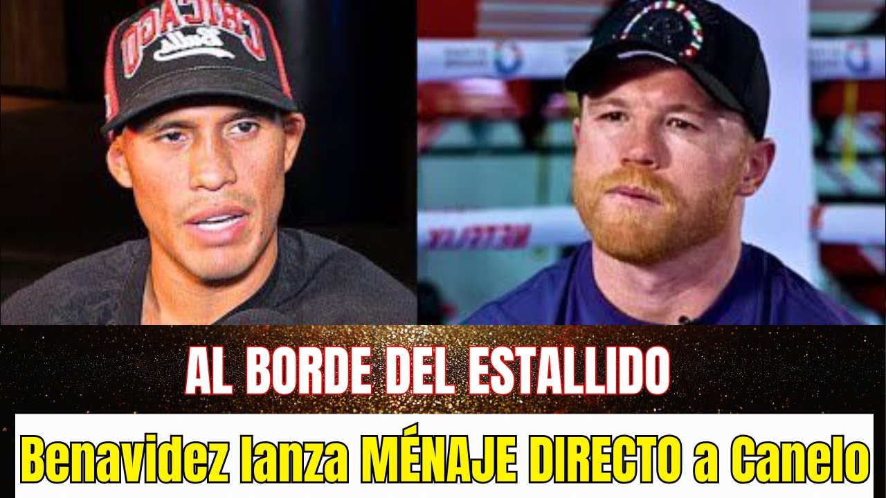 🔥 HACE 15 MINUTOS! Benavidez finalmente se pronuncia y admite que aún sueña con enfrentarse a Canelo