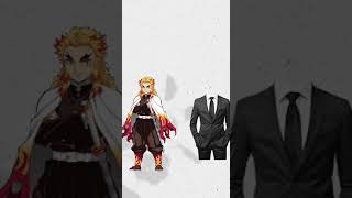 demon slayer characters (wearing suits) #trending #animeedit #demonslayer #suits