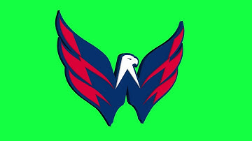Washington Capitals Green Screen Logo Loop Chroma Animation