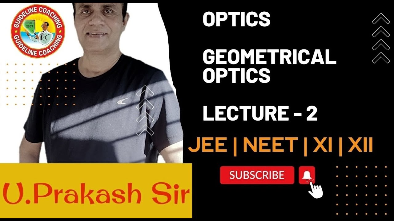 Ray Optics / Geometrical Optics Lecture 2 {What are the 2 laws of